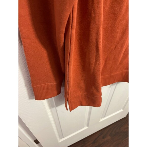 Amazon Essentials Fleece Tunic Sweatshirt Size XL Rust New With Tag - Picture 2 of 8